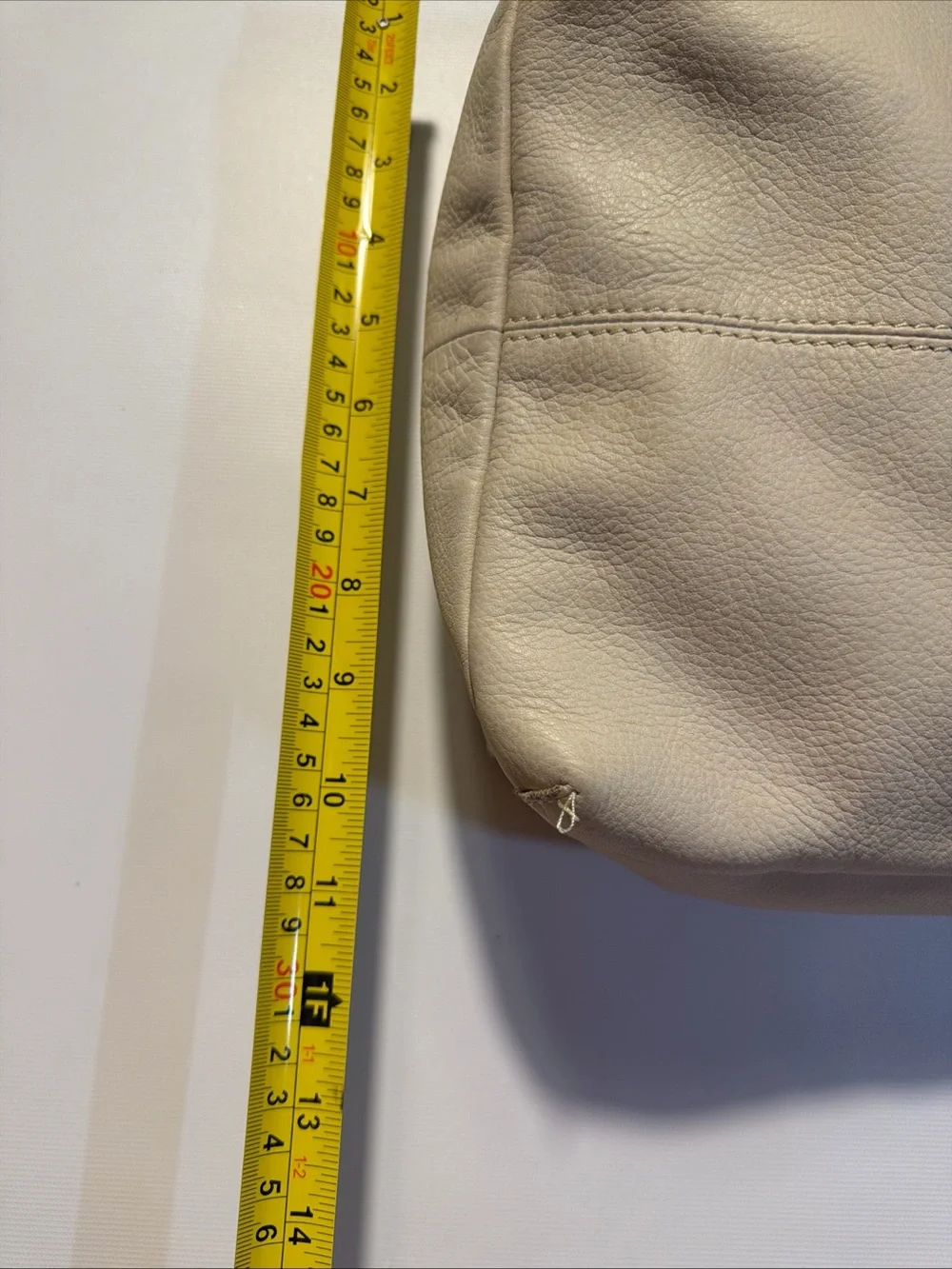 American Leather Co Liberty Small Backpack Cream Soft Leather Bag